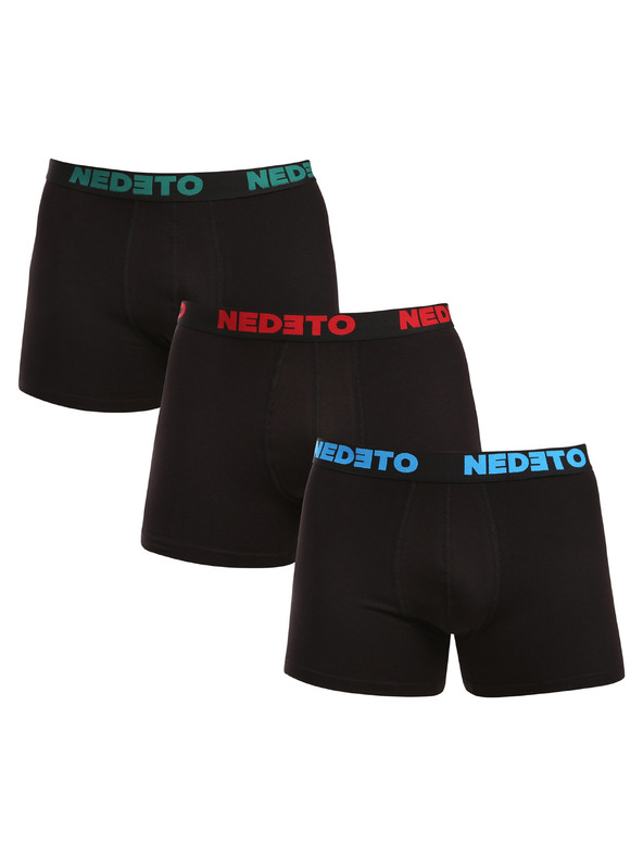 Nedeto Komplet treh - moške boksarice Nedeto črne