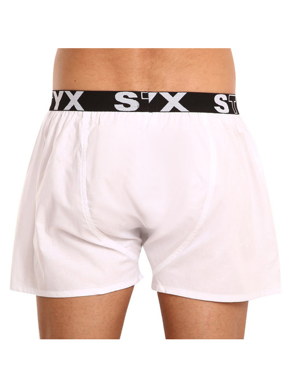 Styx Moške boksarice Styx športni gumi bele