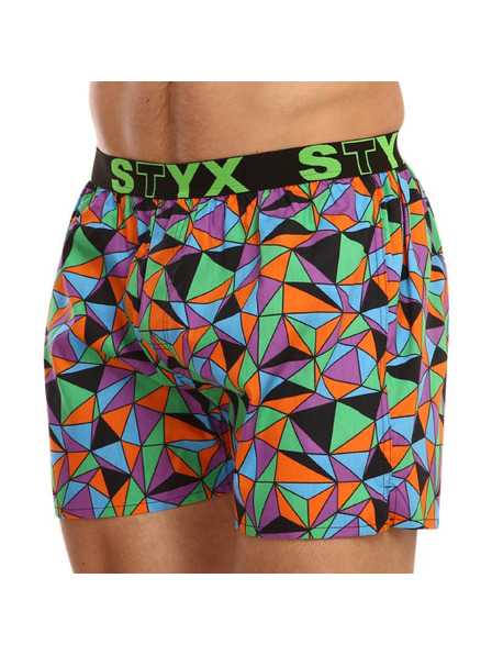 Styx Moške boksarice Styx art športni gumi trikotniki