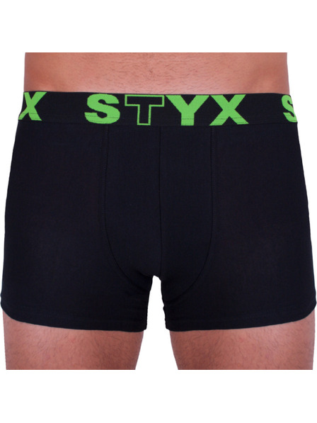 Styx Moške boksarice Styx športni elastik nadmernost črne