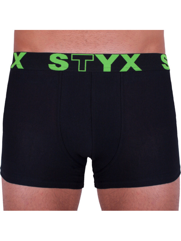 Styx Moške boksarice Styx športni elastik nadmernost črne