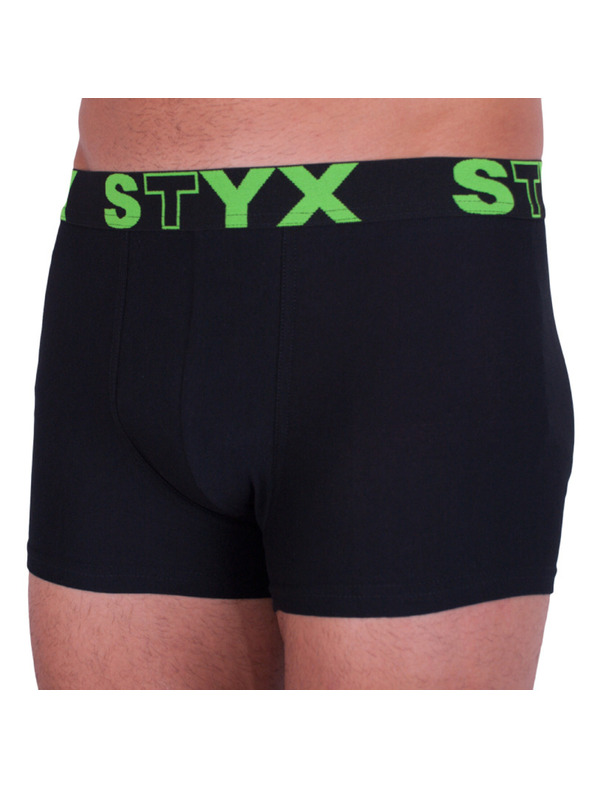 Styx Moške boksarice Styx športni elastik nadmernost črne