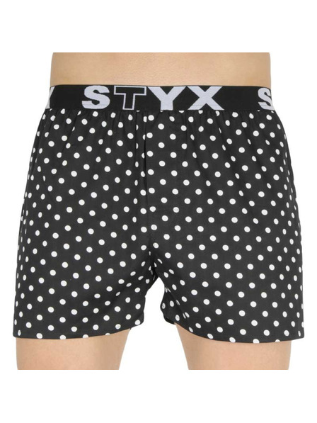 Styx Moške trenirke Styx art športni elastik pikice
