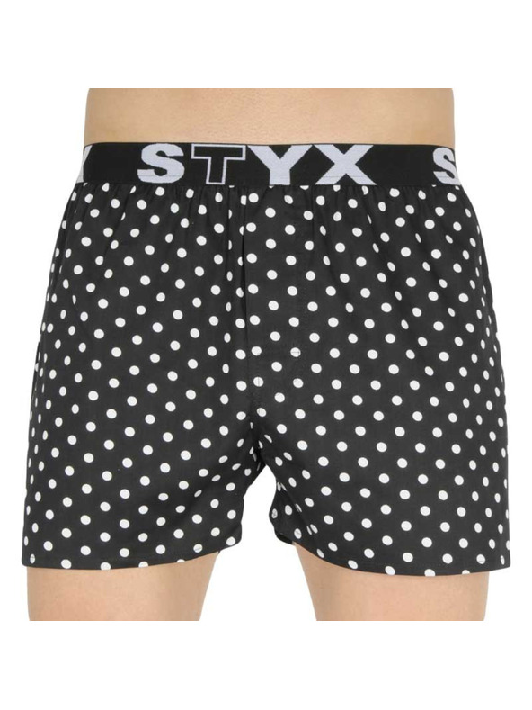 Styx Moške trenirke Styx art športni elastik pikice