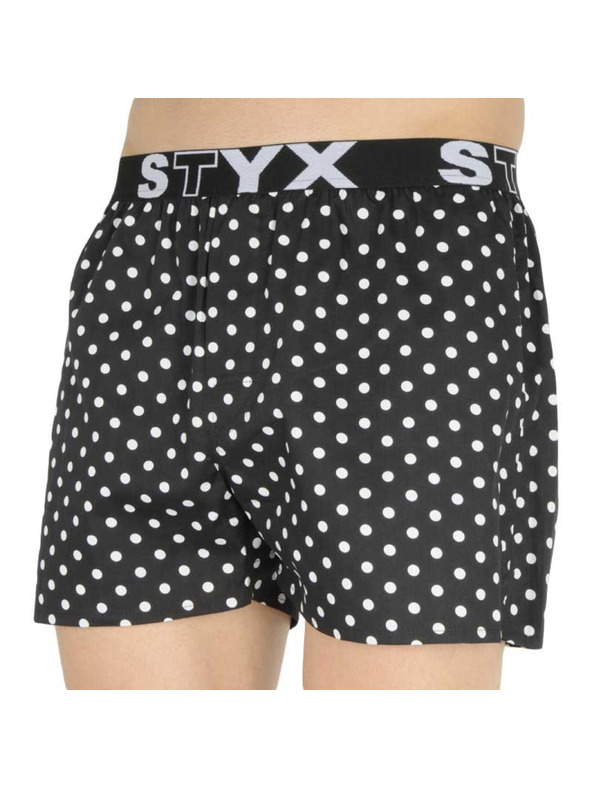 Styx Moške trenirke Styx art športni elastik pikice