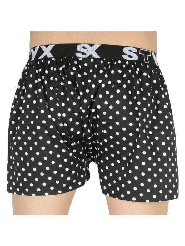Styx Moške trenirke Styx art športni elastik pikice