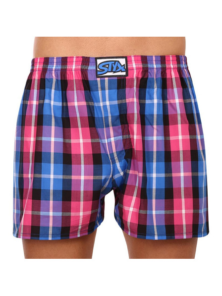 Styx Komplet treh moških kratkih hlač Styx classic elastic večbarvnih