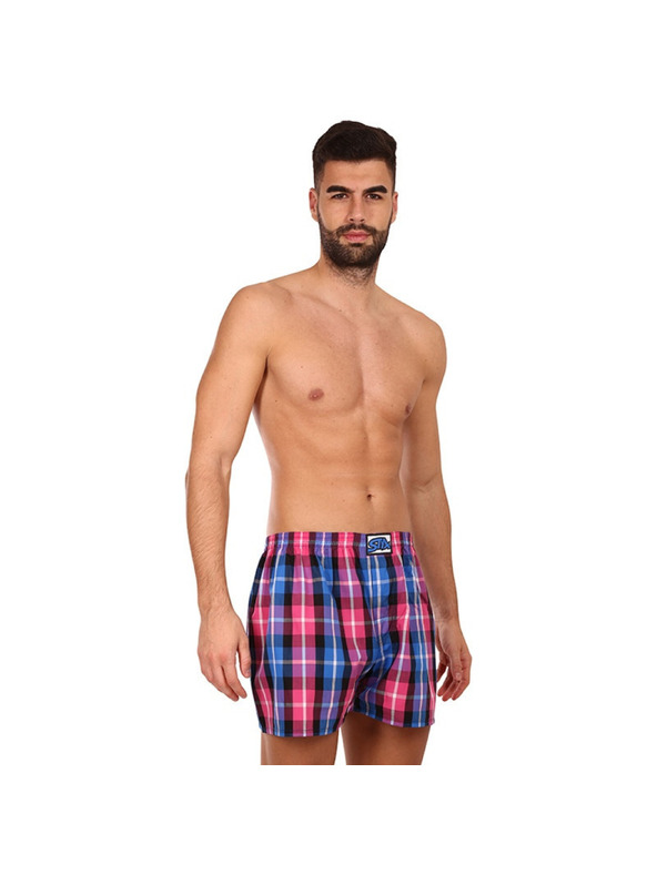Styx Komplet treh moških kratkih hlač Styx classic elastic večbarvnih