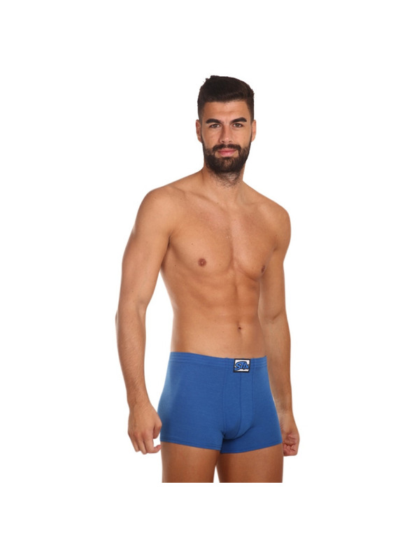 Styx Moške boksarice Styx klasični elastik modre