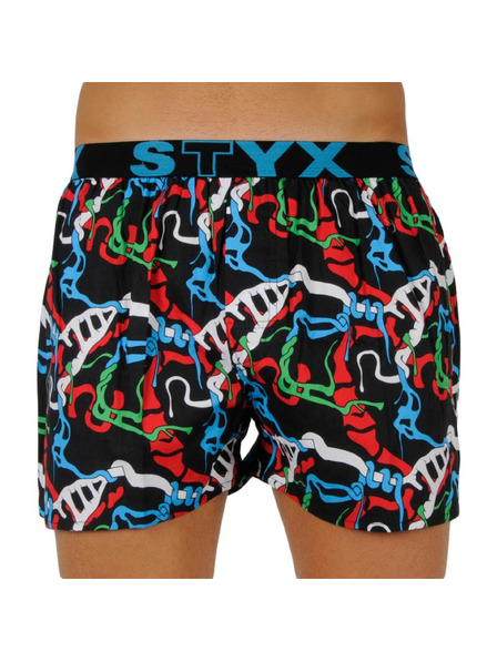 Styx Moške športne gumijaste hlače Styx art jungle