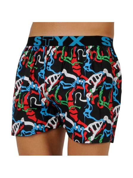 Styx Moške športne gumijaste hlače Styx art jungle