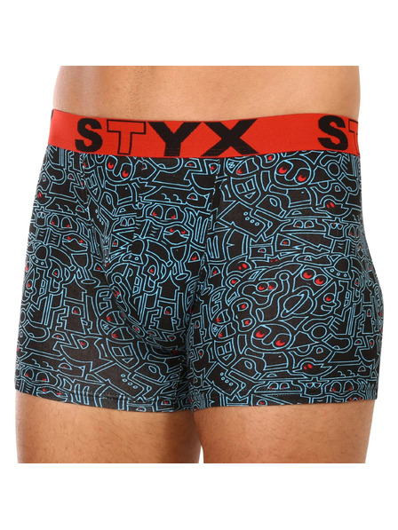 Styx Moške boksarice Styx long art športni elastik črkarica