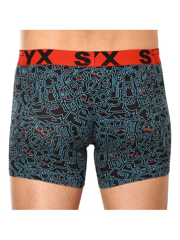 Styx Moške boksarice Styx long art športni elastik črkarica