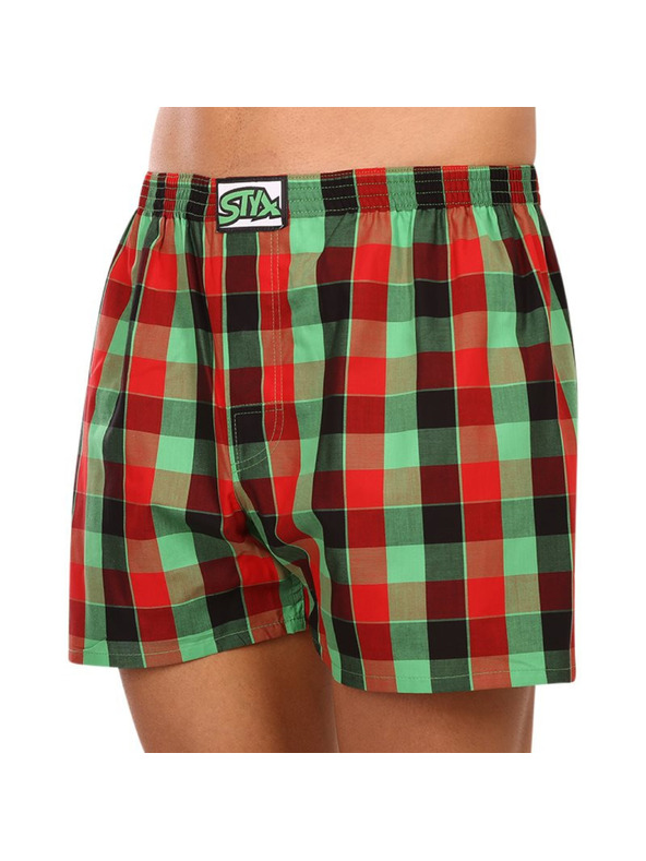 Styx Komplet treh moških kratkih hlač Styx classic elastic večbarvnih