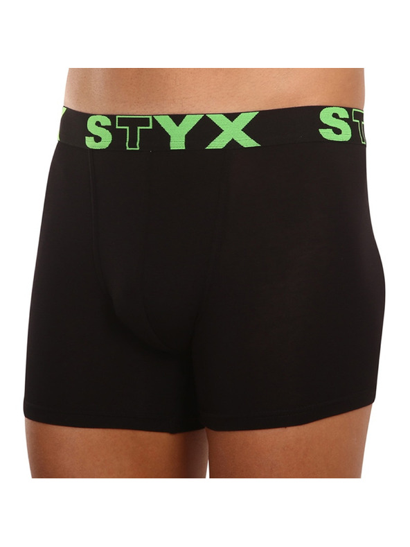 Styx Moške boksarice Styx long šport elastika črne