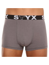 Styx Moške boksarice Styx športni elastik temno sive