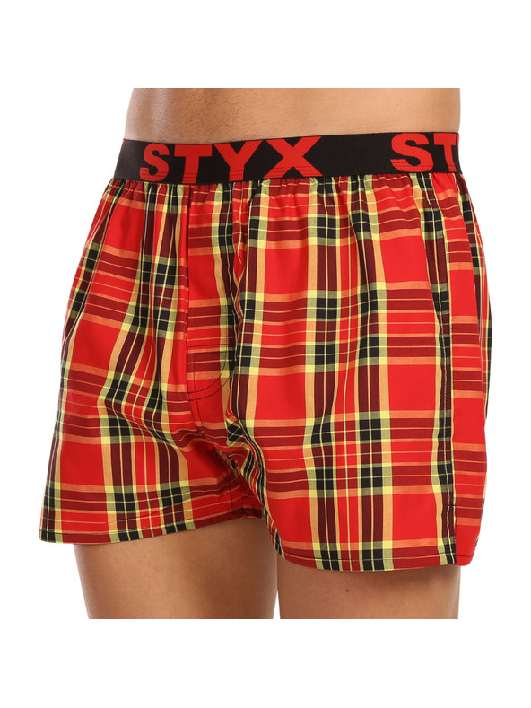 Styx Moške športne gumijaste hlače Styx večbarvne