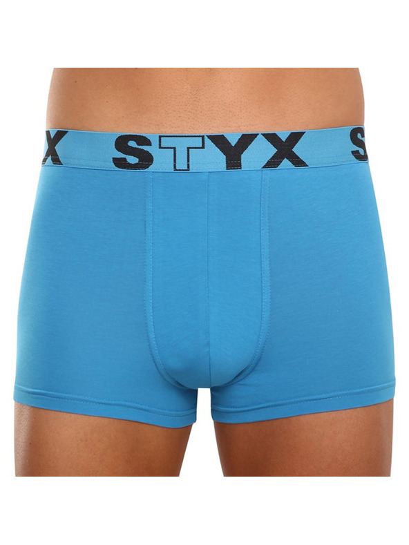 Styx Styx moške boksarice športne elastične svetlo modre barve