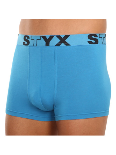 Styx Styx moške boksarice športne elastične svetlo modre barve
