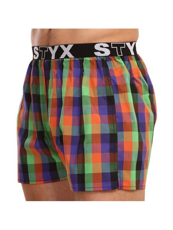 Styx Moške športne gumijaste hlače Styx večbarvne