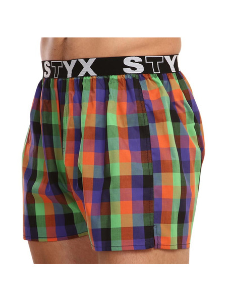 Styx Moške športne gumijaste hlače Styx večbarvne
