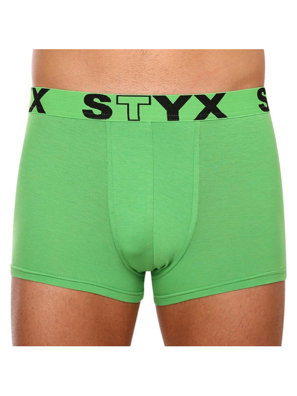 Styx Moške boksarice Styx športne elastične zelene