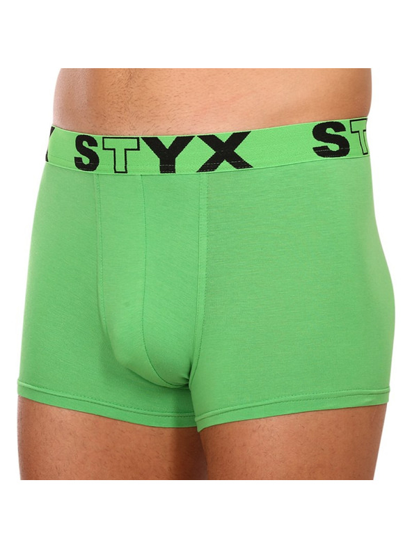 Styx Moške boksarice Styx športne elastične zelene