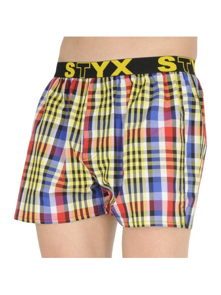 Styx Moške športne gumijaste hlače Styx večbarvne