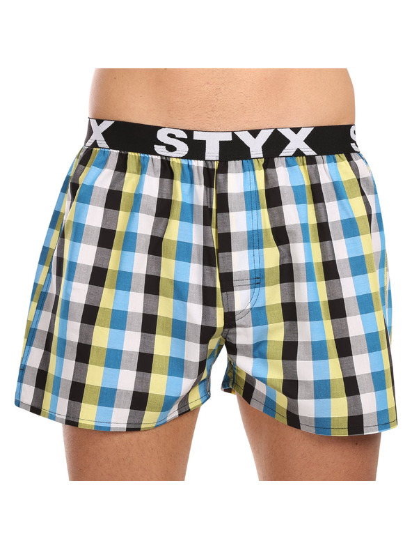 Styx Set treh - moške hlače Styx športni elastični pas večbarvne