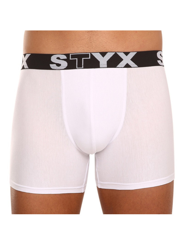 Styx Komplet treh - moške boksarice Styx dolge športne elastične večbarvne