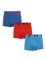 Styx Komplet treh - moške boksarice Styx sports elastic večbarvne