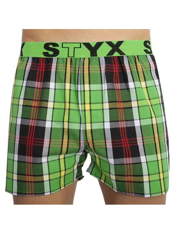Styx Moške športne gumijaste hlače Styx večbarvne