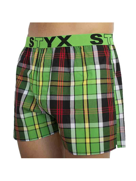 Styx Moške športne gumijaste hlače Styx večbarvne