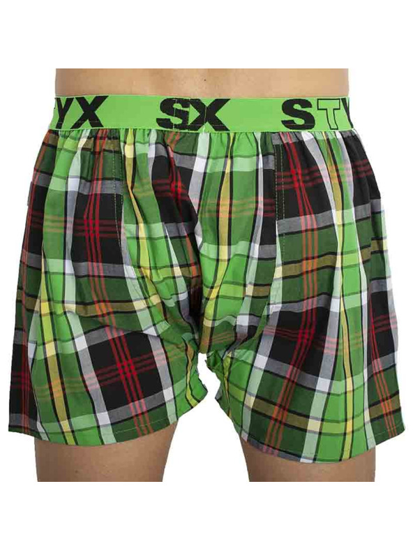 Styx Moške športne gumijaste hlače Styx večbarvne