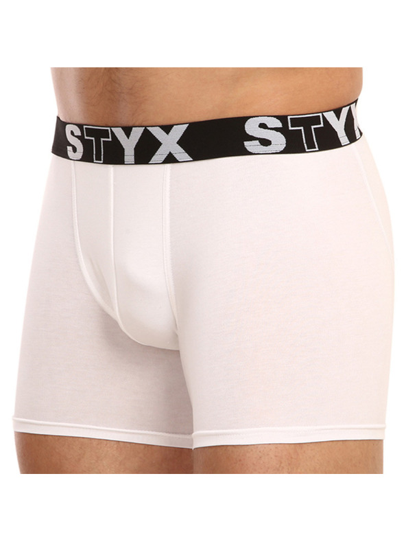 Styx Мужские боксеры Styx long спортивный пояс белые