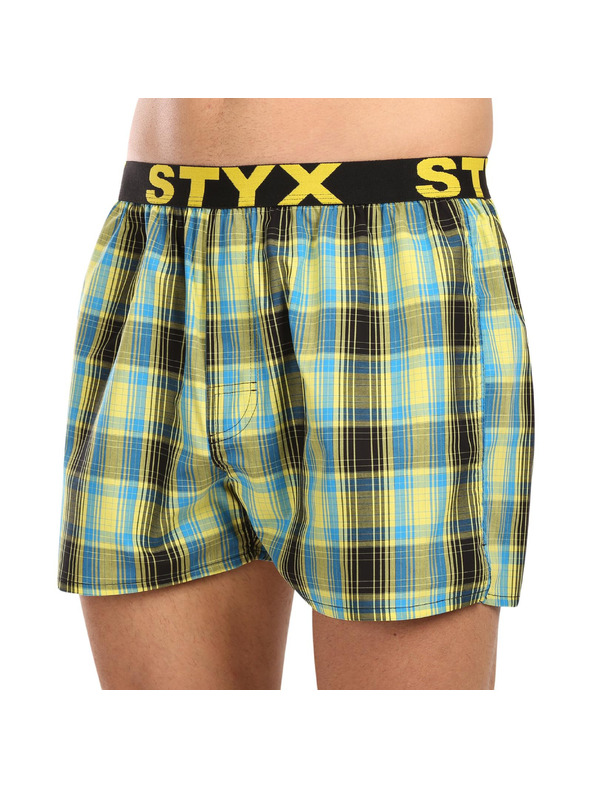 Styx Moške športne gumijaste hlače Styx večbarvne