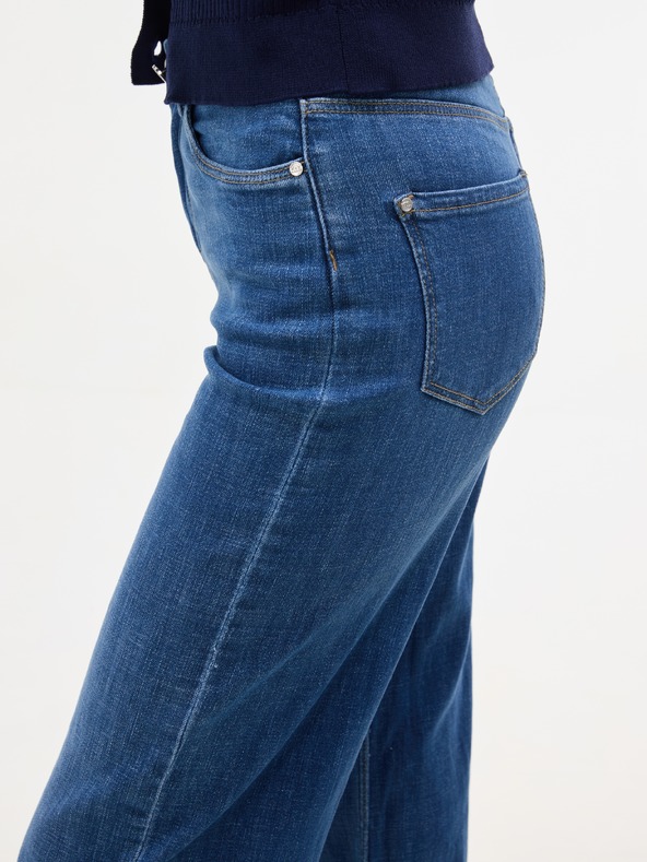 Orsay Modre ženske wide leg kavbojke ORSAY