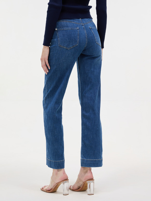 Orsay Modre ženske wide leg kavbojke ORSAY
