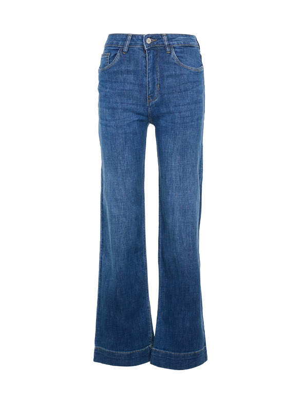 Orsay Modre ženske wide leg kavbojke ORSAY