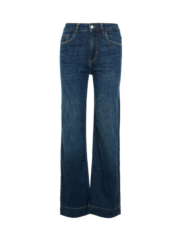 Orsay Temno modre ženske wide leg kavbojke ORSAY