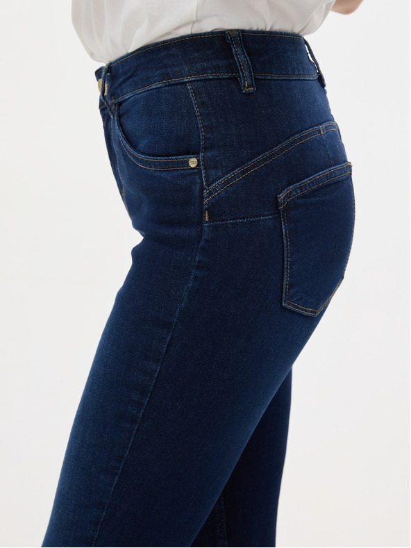 Orsay Temno modre ženske skinny fit kavbojke ORSAY