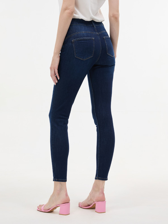 Orsay Temno modre ženske skinny fit kavbojke ORSAY