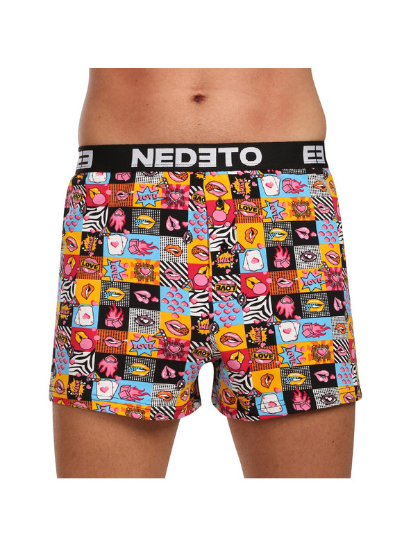 Nedeto Komplet dveh - moške spodnje hlače Nedeto večbarvne