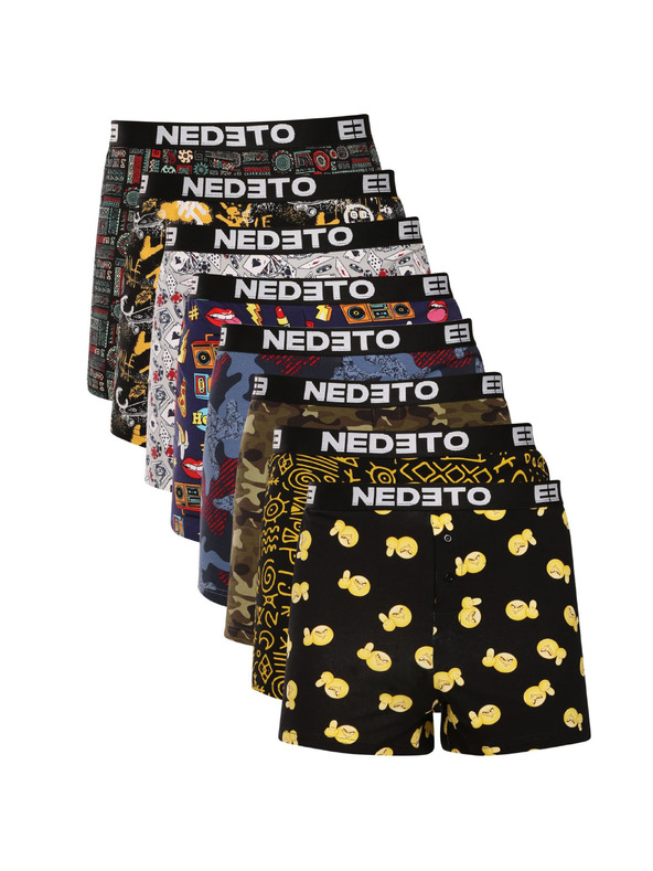Nedeto Komplet osmih - moške gatke Nedeto večbarvne