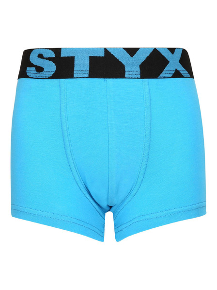 Styx Otroške bokserke Styx športna guma svetlo modra