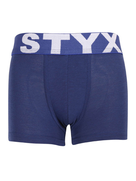 Styx Otroške bokserke Styx športna guma temno modra