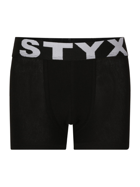 Styx Otroške bokserke Styx športna guma črne