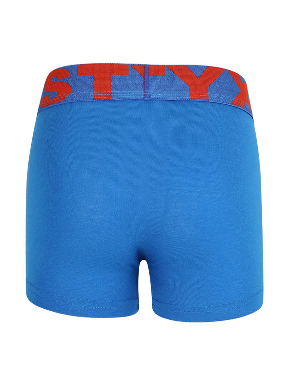 Styx Otroške boksarice Styx športni elastičen pas modre