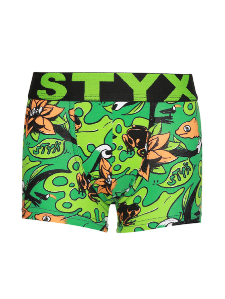 Styx Otroške boksarice Styx art športni elastičen pas tropic