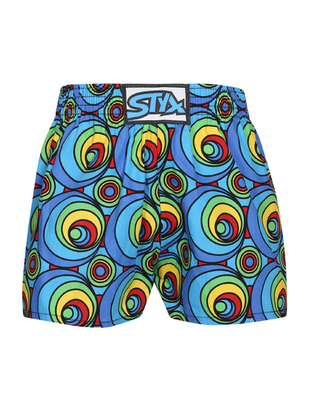 Styx Otroške kratke hlače Styx art klasičen elastičen pas krogi